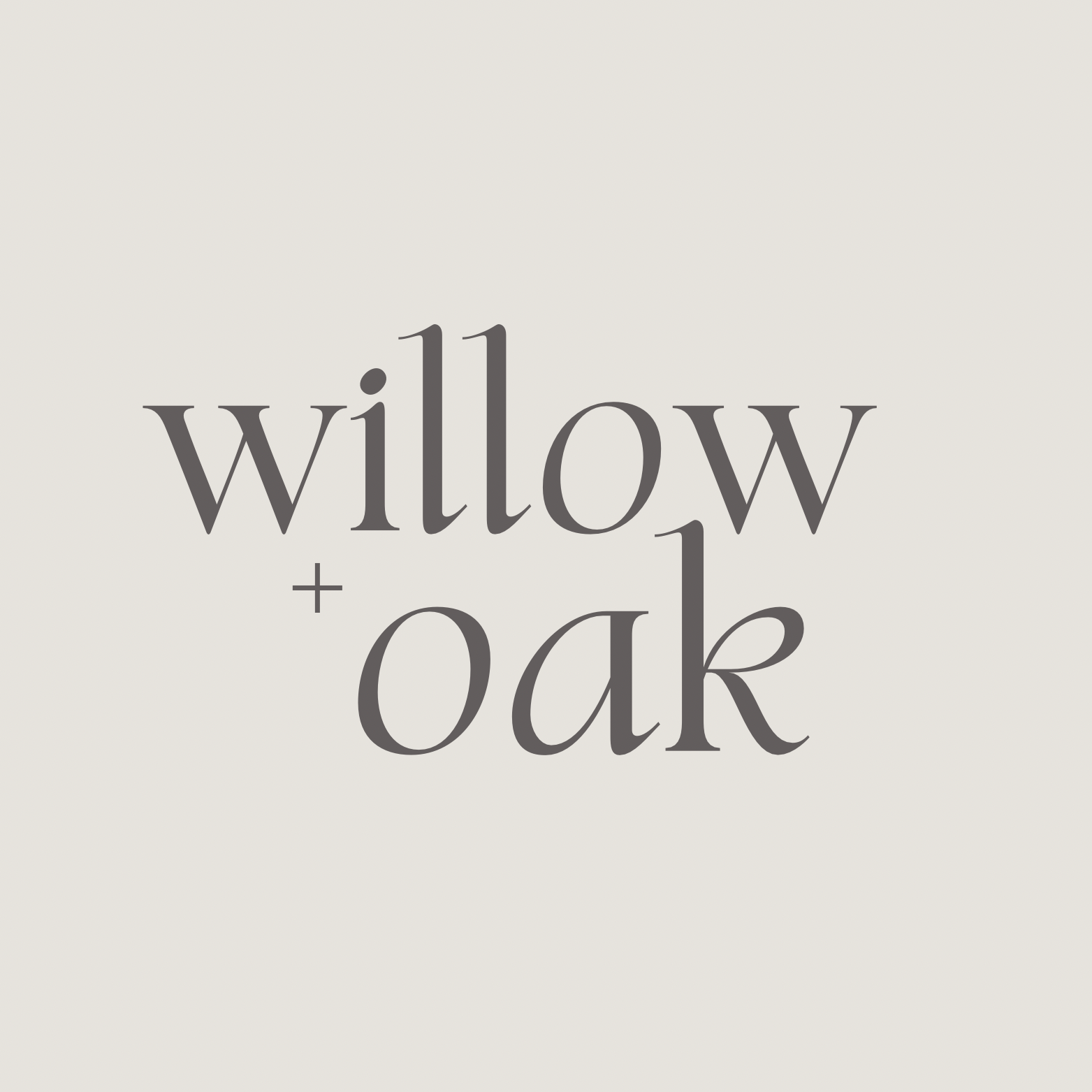 Willow + Oak logo